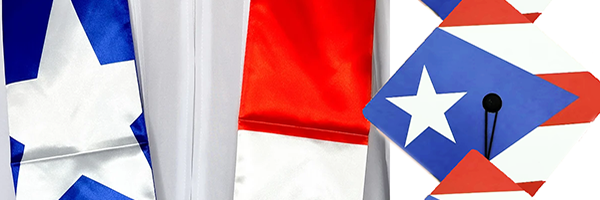 Academic stoles, gown, cap for graduation ceremonies